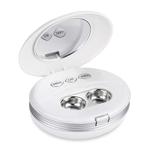 MYPIN Limpiador Ultrasónico de Lentes de Contacto Limpiador de Lentillas Ultraosonido Cargador USB 2min/5min Temporización Para Lentillas Blandas/Duras,Lentillas de Colores,Lentillas RGP, Lentillas OK