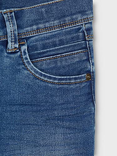 NAME IT NKMSILAS DNMTAX 2467 Pant Noos Jeans, Medium Blue Denim, 128 para Niños