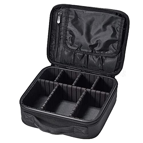 Neceser Maquillaje Portátil, Unipampa Bolsa de Maquillaje Cosméticos, Maleta de Makeup Profesional, Neceser de Viaje, Beauty Case de Viaje, Estuche de Maquillaje Impermeable con Divisores Ajustables