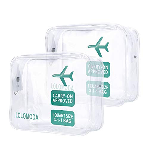 Neceser Transparente, Biwat Bolsa de Cosméticos Impermeable, Bolsa de Aseo Claro PVC, Transporte de Líquidos en Avión para Mujer y Hombre, Regalo Maquillaje Bolsas y Maletas Bolsa de Viaje (Azul)