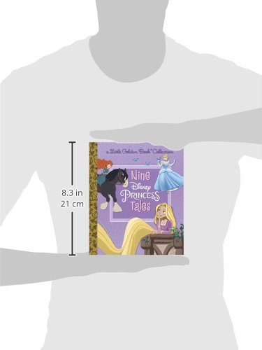 Nine Disney Princess Tales (Disney Princess) (Little Golden Book Collection)