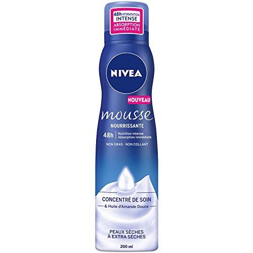 Nivea Body - Espuma corporal nutritiva - Juego de 4 unidades