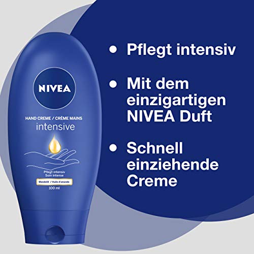 Nivea Intensive Care - Lote de 3 cremas de manos (100 ml por unidad)