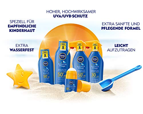 Nivea Sun Kids-Sonnenmilch LF 50, 1er Paquete (1 x 200 ml)