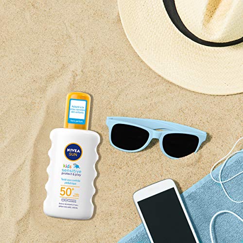 Nivea sun spray protector Kids Sensitive Protect/Play FPS 50 + 200 ml
