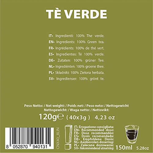 Note D'Espresso Green Tea Capsules Nespresso Compatible 3g x 40 capsules