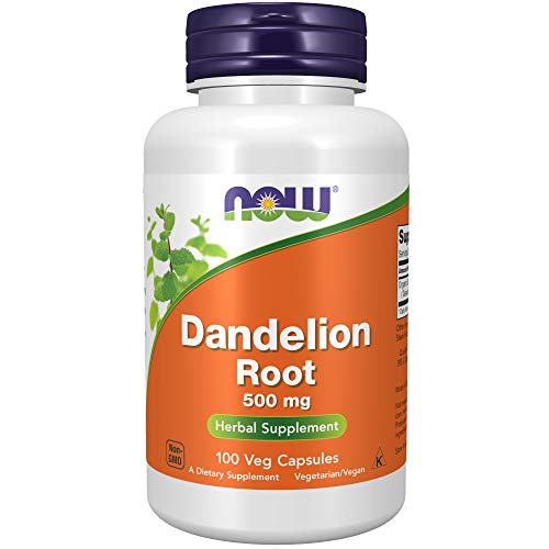 NOW 500mg Raíz de Diente de León 100 Cápsulas 200 g
