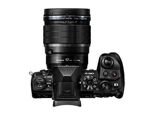 Olympus Objetivo M.Zuiko Digital ED 17 mm F1.2 Pro, Longitud Focal Fija rápida, Apto para Todas Las cámaras MFT (Modelos Olympus OM-D & Pen, Serie G de Panasonic), Negro