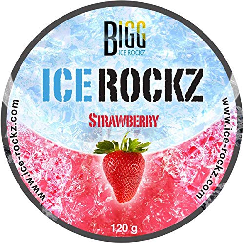PACK 4 Bigg Ice Rokz Piedras Para Sisha Fresa Manzana Mango Macedonia (4 x 120g)