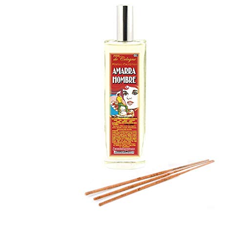 PACK AGUA DE COLONIA AMARRA HOMBRE 100ML + 3 VARILLAS DE INCIENSO DORAZEN