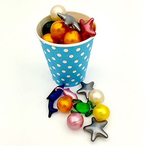 Pack ahorro 12 Perlas de baño hidratantes con aceites esenciales. Bolitas con aceites naturales y aromas. Baños relajantes con aromaterapia (Pack 12 ud., Coco)
