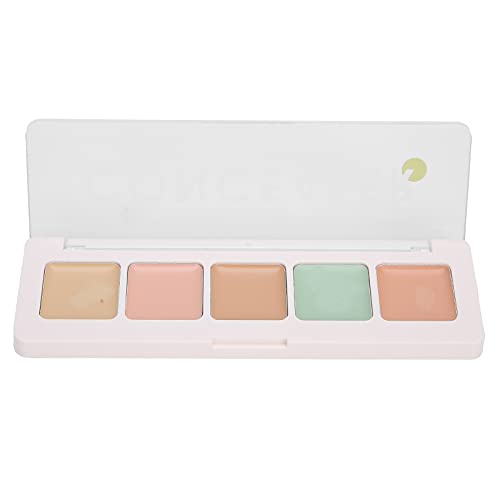 Paleta de correctores, corrector multiusos de 5 colores para un alto adhesivo Sikn no perfecto, corrector hidratante para reparar ojeras, imperfecciones y pecas