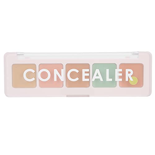 Paleta de correctores, corrector multiusos de 5 colores para un alto adhesivo Sikn no perfecto, corrector hidratante para reparar ojeras, imperfecciones y pecas
