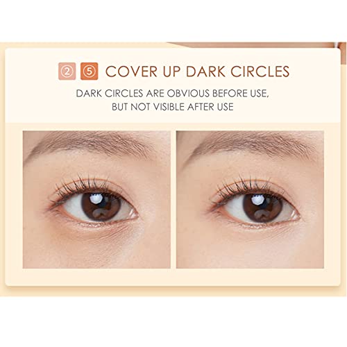 Paleta de correctores, corrector multiusos de 5 colores para un alto adhesivo Sikn no perfecto, corrector hidratante para reparar ojeras, imperfecciones y pecas