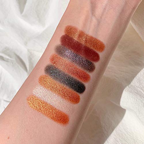 Paleta de sombras de ojos de 35 colores, paleta de maquillaje metálica mate y brillante, kits de maquillaje de sombra de ojos altamente pigmentados a prueba de agua