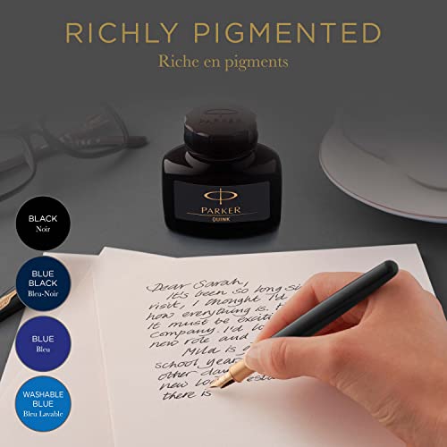 Parker 723531 - Tintero, color azul y negro