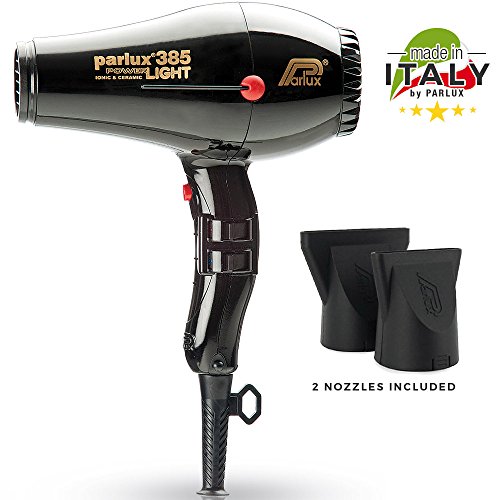 Parlux 385 Power Light - Secador de pelo, color negro