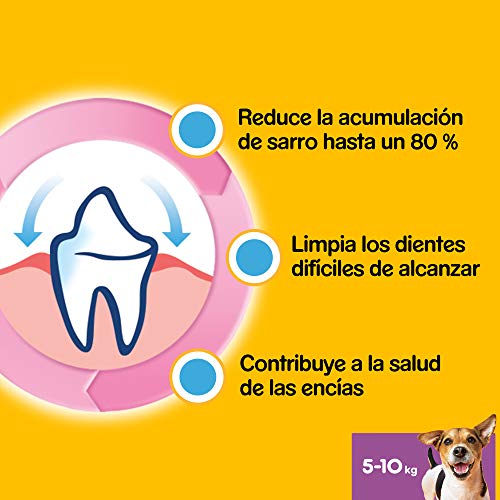 Pedigree Dentastix Snack Dental para la Higiene Oral de Perros Pequeños (1 Pack de 56ud)