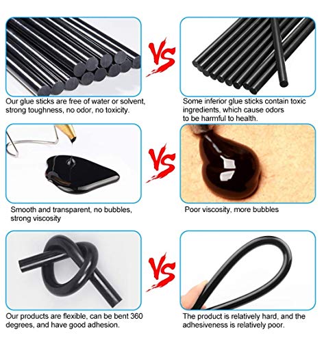 Pegamento Termofusible, Cola Termofusible color Negro 7mm x 200mm