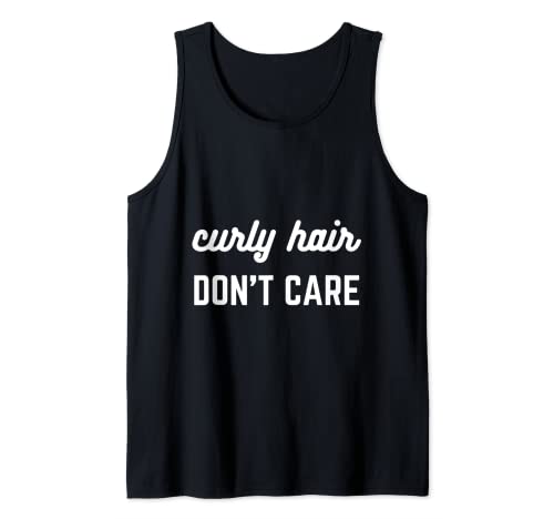 Pelo Rizado No Cuidado Divertido Dicho Mamá Mamá Día de la Madre Camiseta sin Mangas
