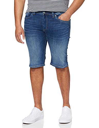 Pepe Jeans Cash Short Jeans, Azul (Denim 000), 30 para Hombre