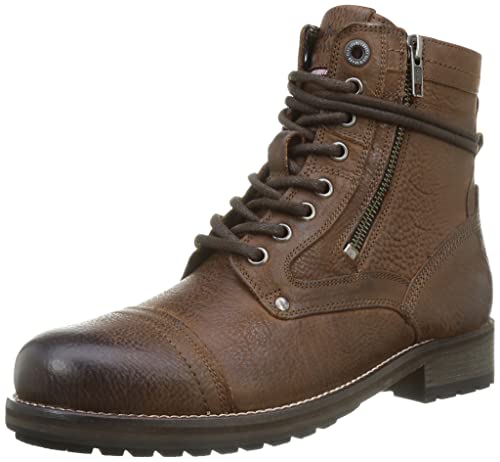 Pepe Jeans London Melting High, Boot Fashion Hombre, 878marrón, 43 EU