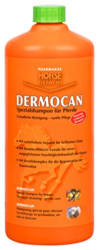 Pharmaka 32526 Dermocan - Champú para caballos (1 litro)