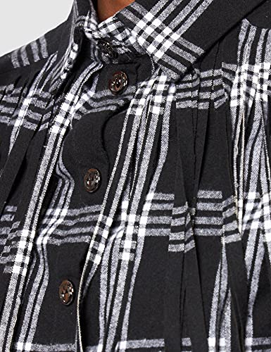 Pinko VICTORICA Camisa, Zz2_Nero/Bianco, 40 para Mujer