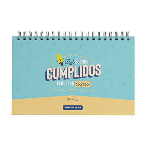 Planificador semanal - Los sueños cumplidos empiezan aquí