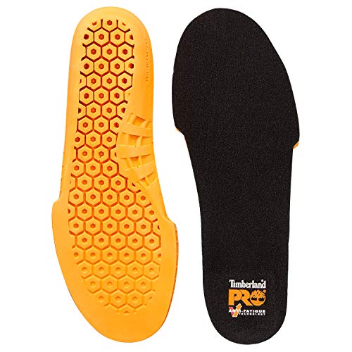 Plantilla de reemplazo de tecnolog¨ªa anti-fatiga para hombres, naranja, medio / 8-9 m US