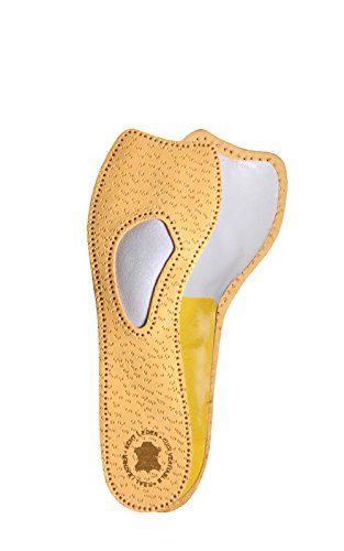 Plantillas Ortopédicas de Cuero 3/4 para Zapatos y Tacones Altos Con Soporte Para el Arco, Plantillas de Zapatos Con Punta Abierta Para Mujeres, Ballet Kaps (39 EUR)