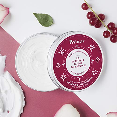 Polåar - Crema Para la Cara y Zonas Sensibles la Auténtica Crema de Laponia con Bayas del Ártico, Tratamiento Nutricional Reparador - Protege la Piel Seca - Pieles Dañadas - Activo Natural, 50ml