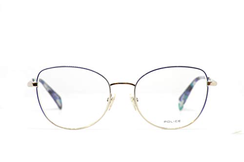 Police S0348927 Montura de Gafas VPL8390E70 para Mujer, Multicolor, 52 mm