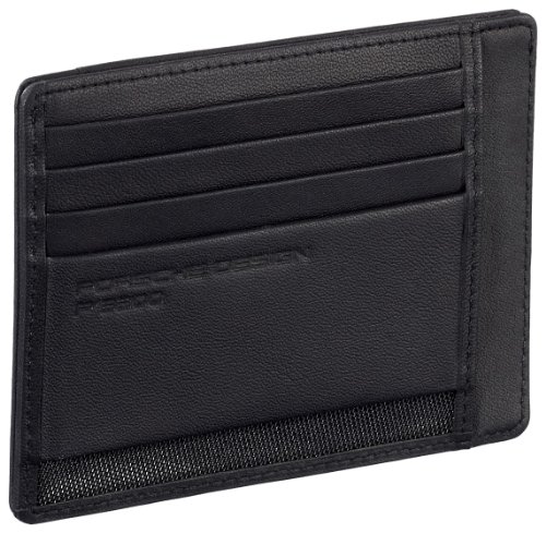 Porsche Design 09/18/19172-01 - Monedero de Cuero Unisex, Color Negro, Talla One Size