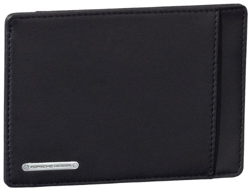 Porsche Design 09/18/19172-01 - Monedero de Cuero Unisex, Color Negro, Talla One Size