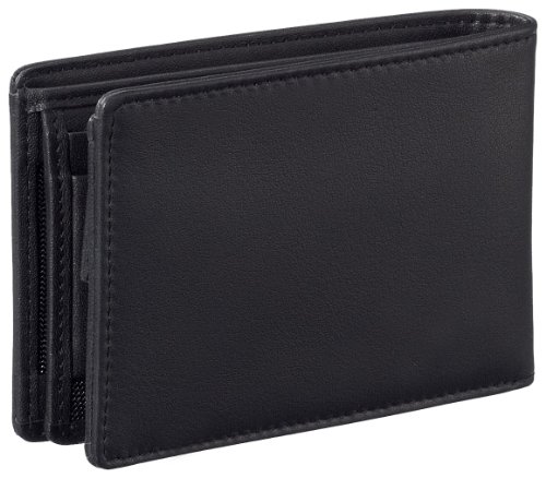 Porsche Design 09/18/88878-01 - Monedero de Cuero Unisex, Color Negro, Talla One Size