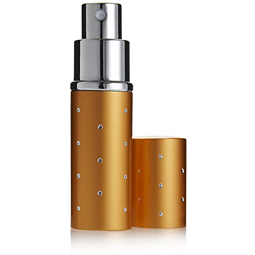 Pulverizador de bolsillo 46162 para 10 ml con detalles en plata, altura 9 cm, plata, oro, de Fantasia
