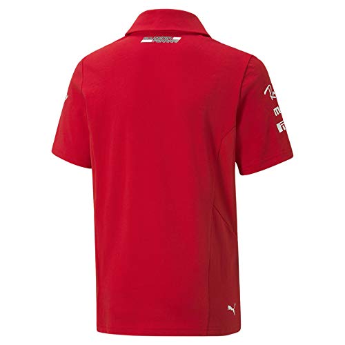 PUMA SF Team Polo, Unisex niños, Rosso Corsa, 128