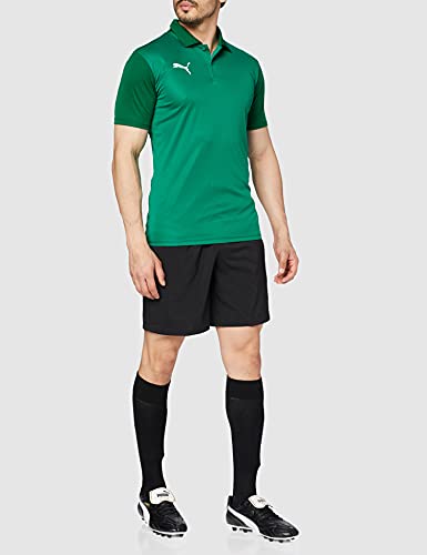 PUMA teamGOAL 23 Sideline Polo Camiseta, Hombre, Pepper Green/Power Green, L
