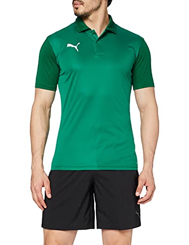 PUMA teamGOAL 23 Sideline Polo Camiseta, Hombre, Pepper Green/Power Green, L