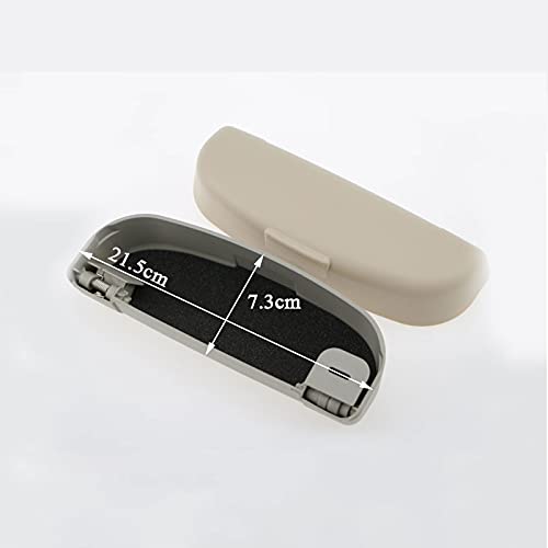 QOHFLD Auto Coche Gafas Caja Organizador Caja del Tenedor del Almacenamiento de los vidrios del Coche, para KIA Rio K3 K5 Soul Carato Forte Sportage