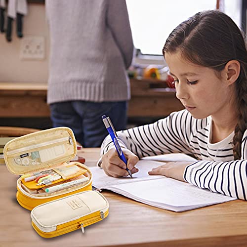 Raspbery Estuche para lápices, Estuche para bolígrafos de Gran Capacidad, Estuche para papelería, útiles Escolares para la Escuela Primaria, Secundaria, Universidad y Oficina, Regalo Ideal Benefit