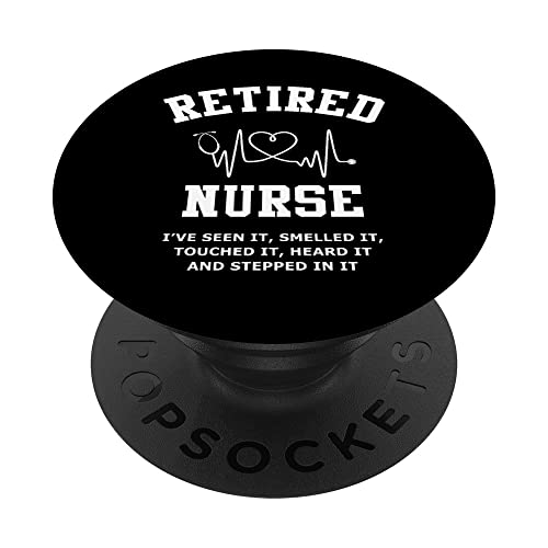Regalos de enfermeras jubiladas para mujeres Divertidas PopSockets PopGrip Intercambiable