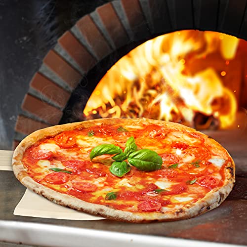 Relaxdays - Deslizador de Pizzas de Madera, Medidas: 1 x 30.5 x 54 cm, Peso: 0.5 Kg