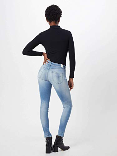 REPLAY New Luz Hyperflex, Vaqueros skinny, para Mujer, Azul (Light Blue 10), 24W / 32L