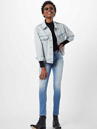 REPLAY New Luz Hyperflex, Vaqueros skinny, para Mujer, Azul (Light Blue 10), 24W / 32L