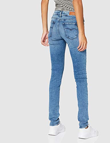 REPLAY New LUZ Jeans, 009 Azul Medio, 26W / 28L para Mujer