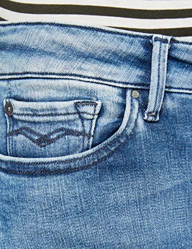 REPLAY New LUZ Jeans, 009 Azul Medio, 26W / 28L para Mujer