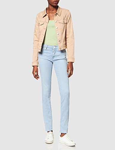 REPLAY New Luz Powerstretch Denim Skinny Jeans para Mujer, Azul (0093 Medium Blue), 24W / 30L