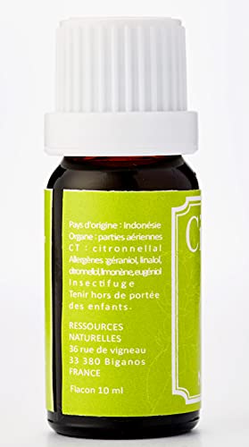Ressources Naturelles Aceite Esencial De Limoncillo Ml, 10 Mililitro